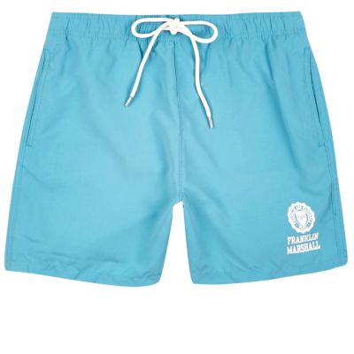 Light blue Franklin & Marshall swim shorts